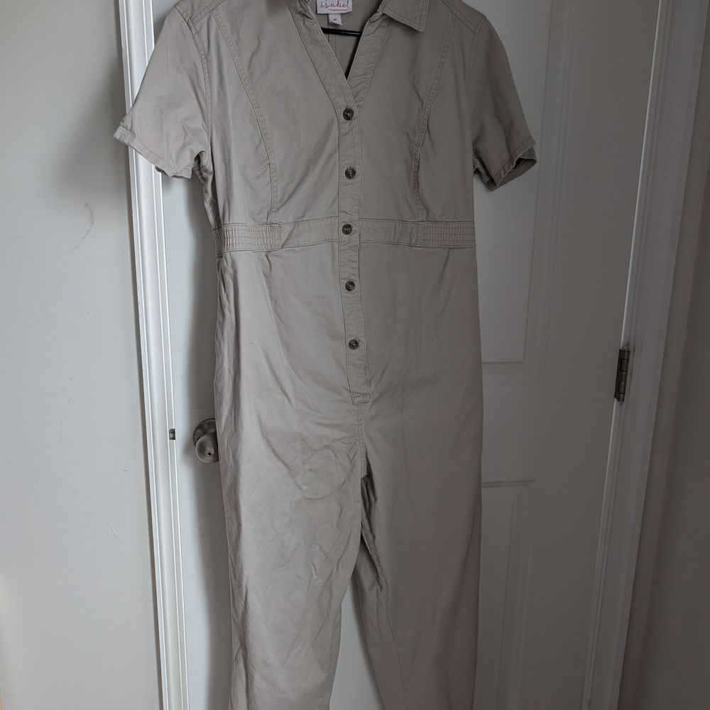 Stylish Beige Jumpsuit
